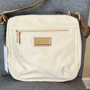 Calvin Klein Women's Belfast Nylon Top Zip Messenger Crossbody bag